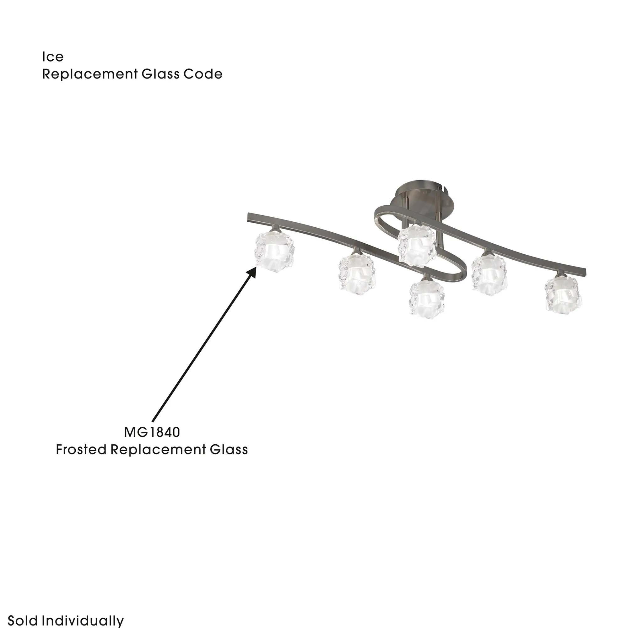 MG1840  Ice Inside Replacement Glass